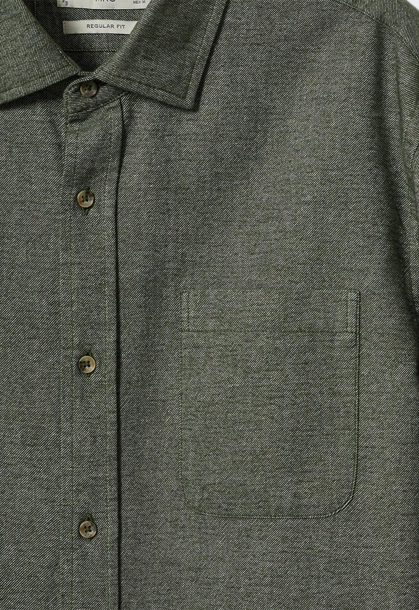 MANGO - Shirt twill - khaki