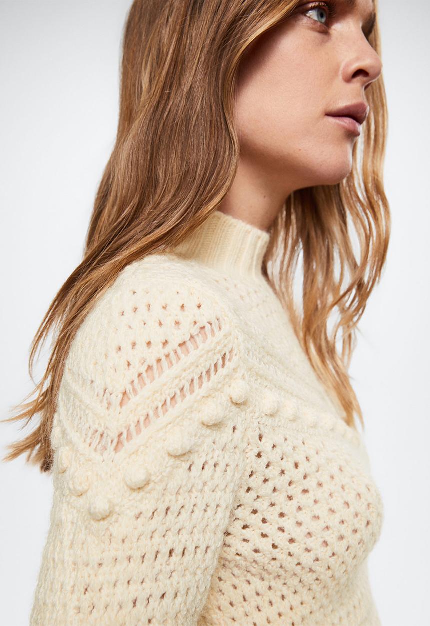 MANGO - Sweater canica - beige