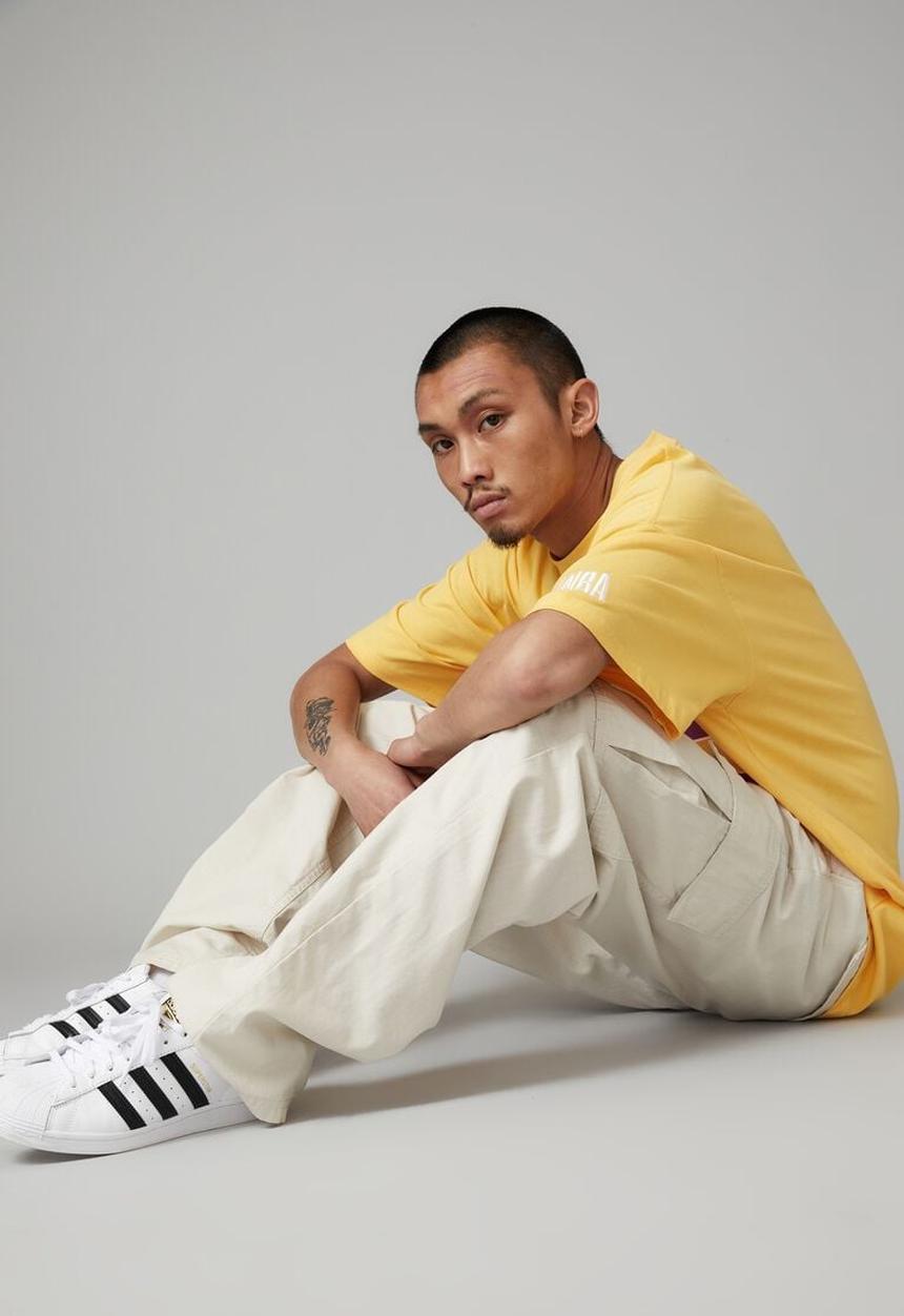 Factorie - BAGGY RIP STOP CARGO PANT - IVORY