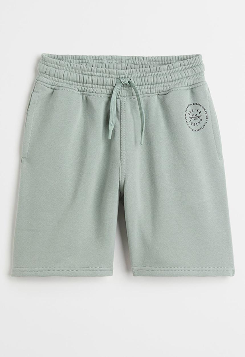 H&M - Sweatshorts - light green/skater
