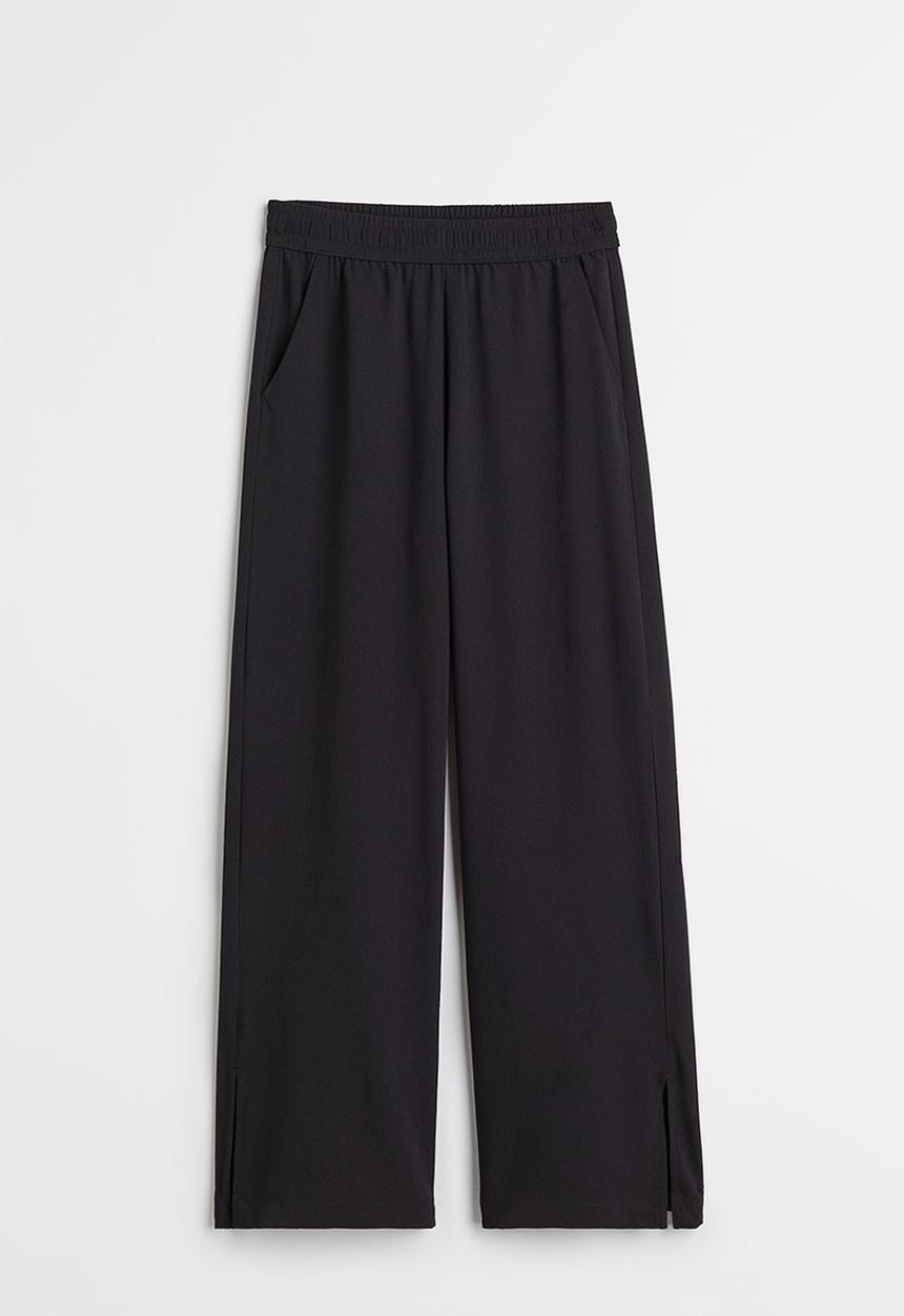 H&M - Wide trousers - black