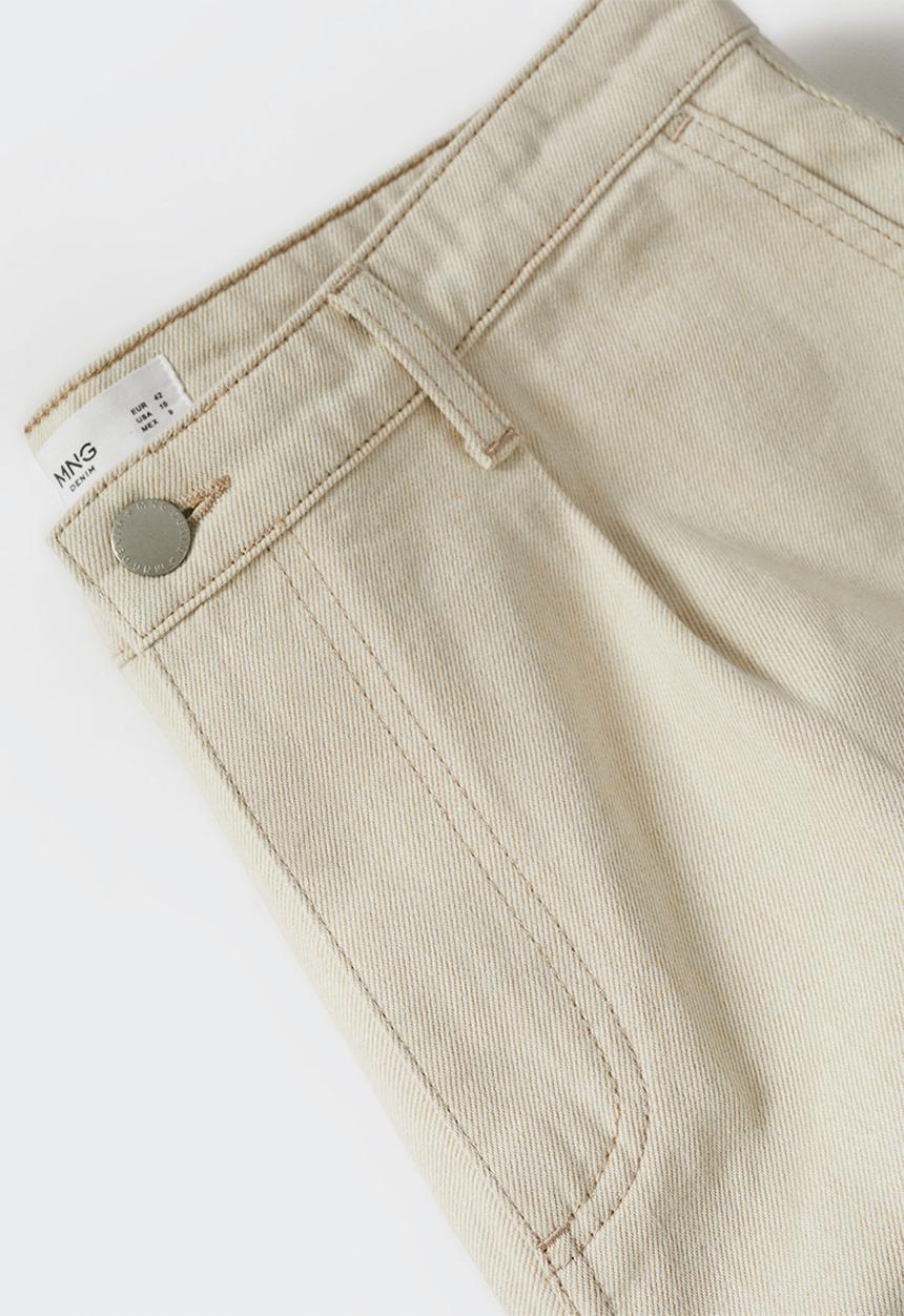 MANGO - Jeans relaxed  jules - beige