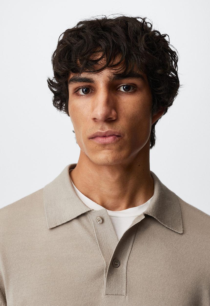 MANGO - Polo shirt willys - sand