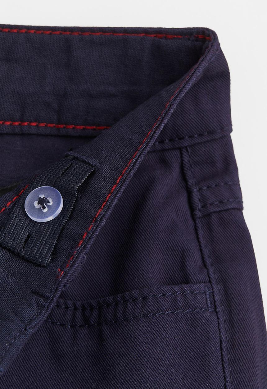 H&M - Relaxed fit twill trousers - navy blue