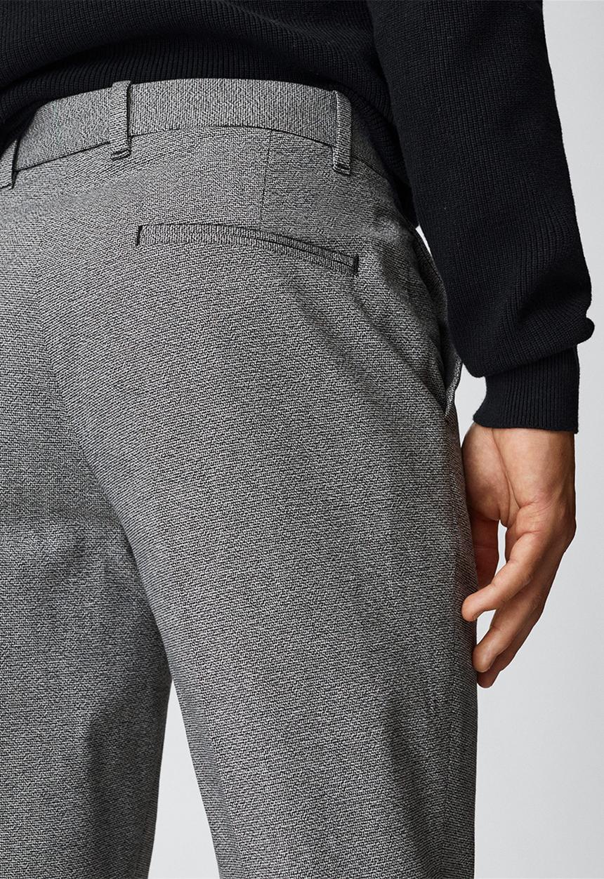 MANGO - Trousers citron - grey