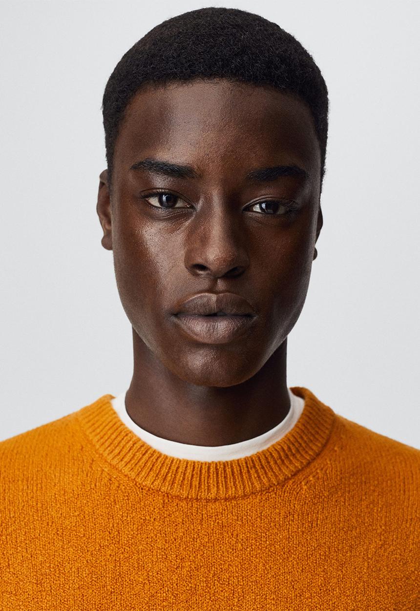 MANGO - Sweater bruno - tan