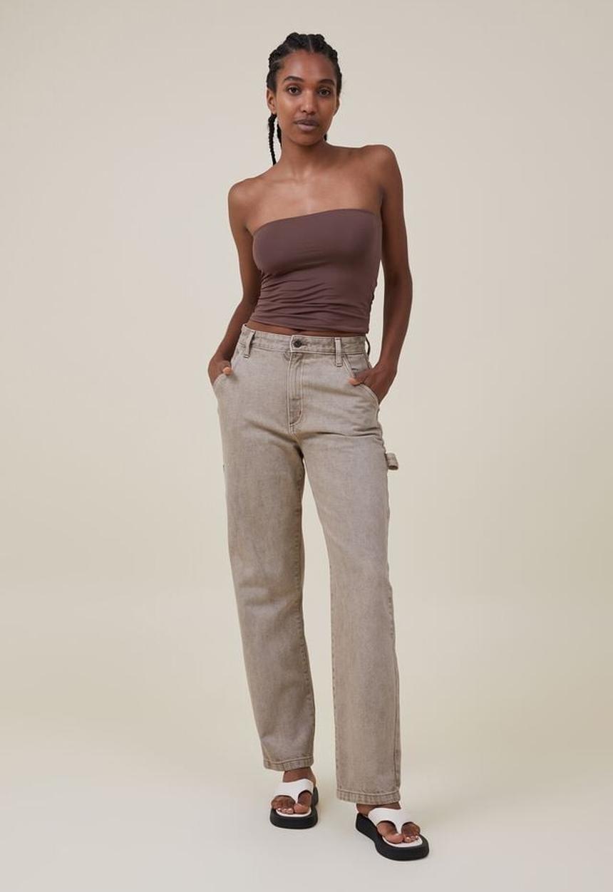 Cotton On - Carpenter jean - earthy sand