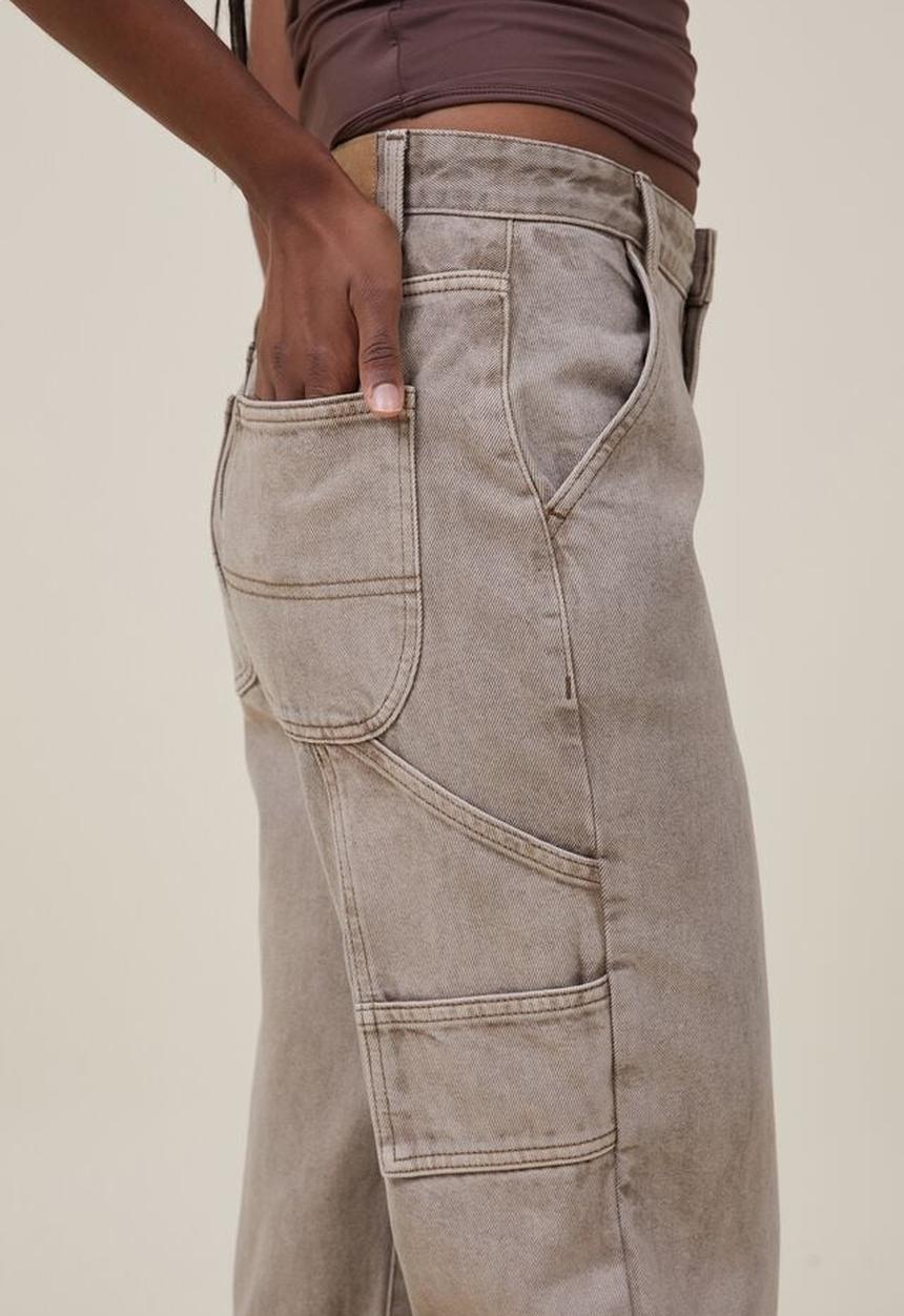 Cotton On - Carpenter jean - earthy sand