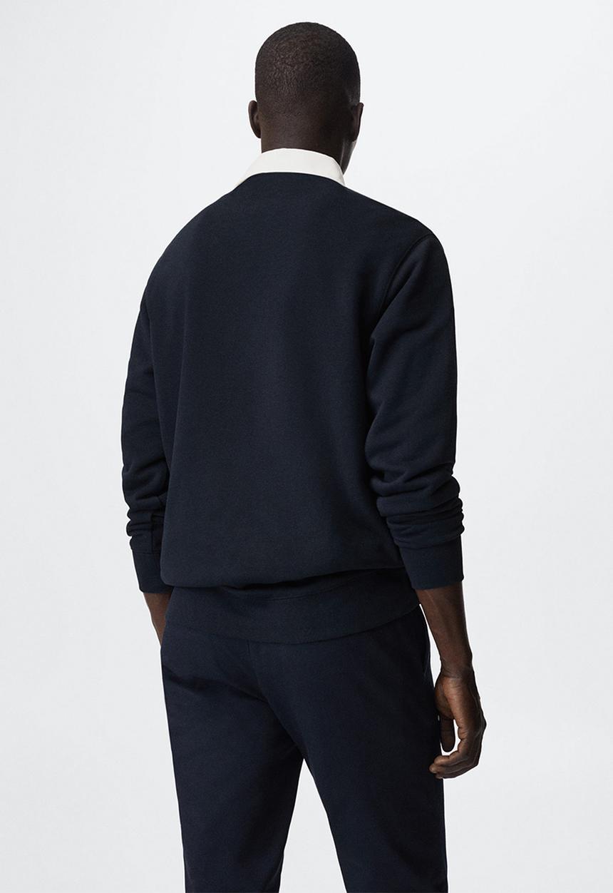 MANGO - Sweatshirt beach - navy
