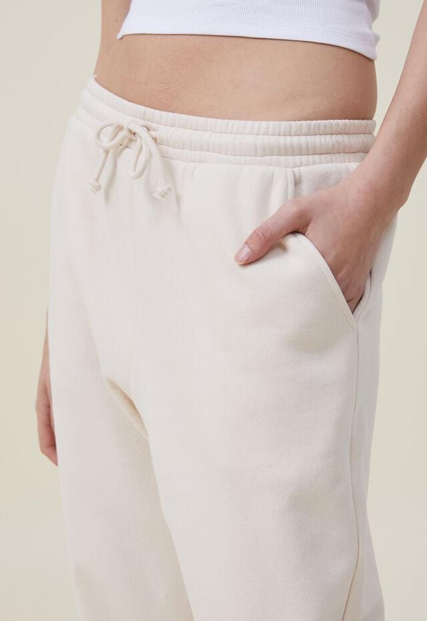 Cotton On - Classic trackpant - ecru