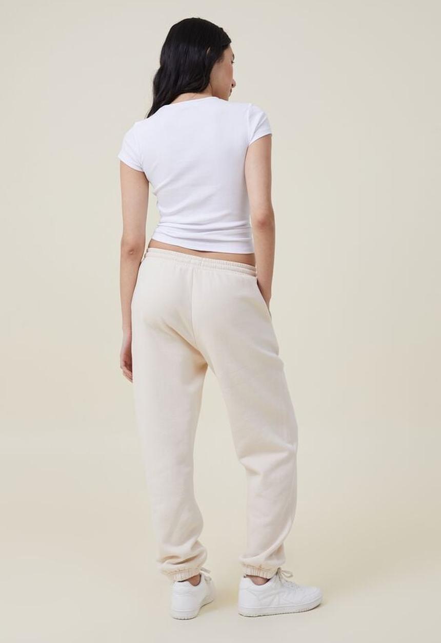 Cotton On - Classic trackpant - ecru