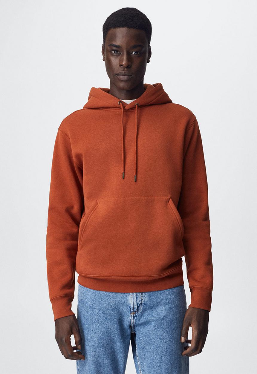 MANGO - Sweatshirt bono - dark orange