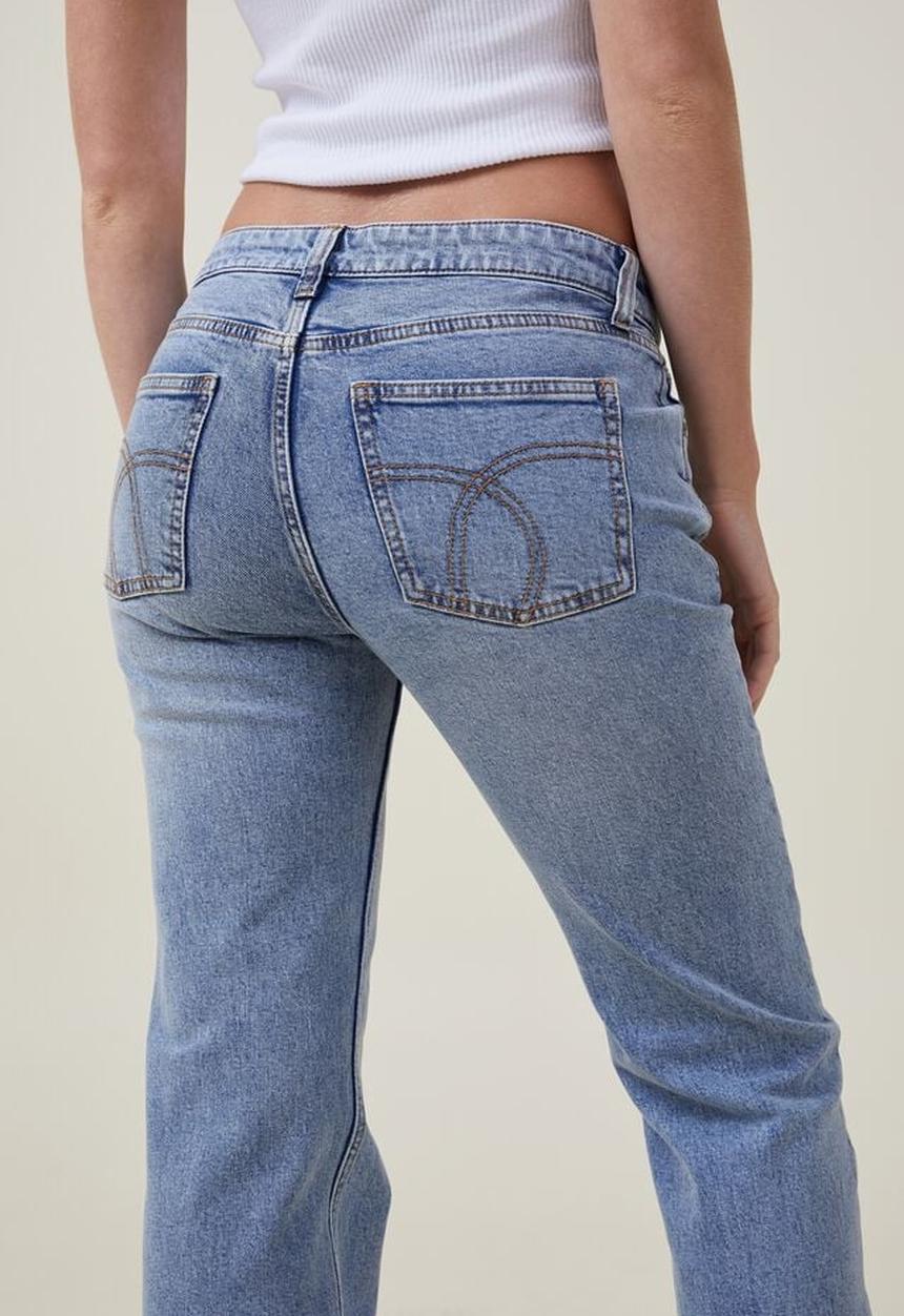 Cotton On - Stretch bootcut jean - rain blue