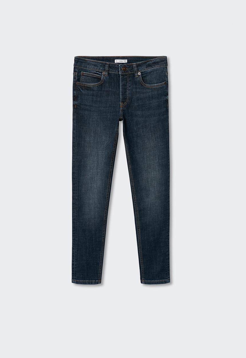 MANGO - Jeans slimtb - open blue