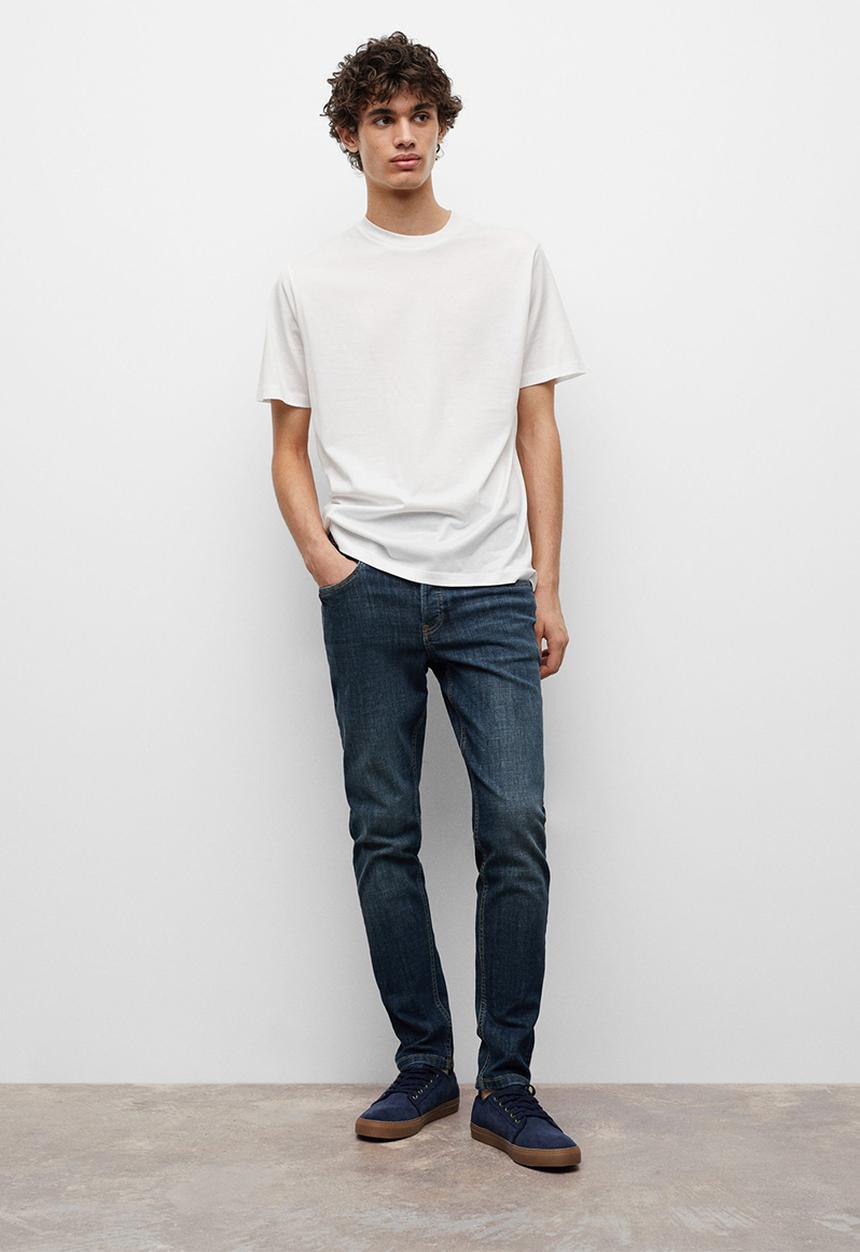 MANGO - Jeans slimtb - open blue