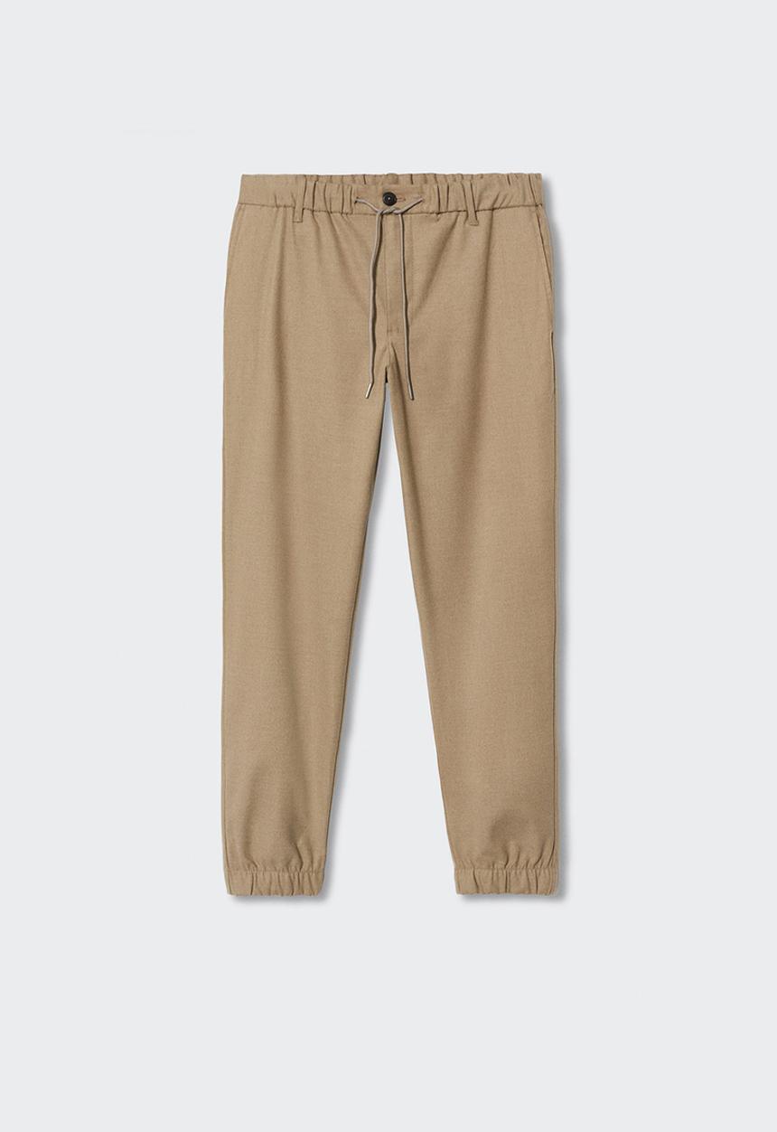 MANGO - Trousers murlo - tan