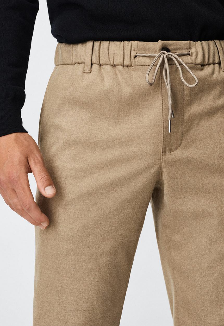 MANGO - Trousers murlo - tan