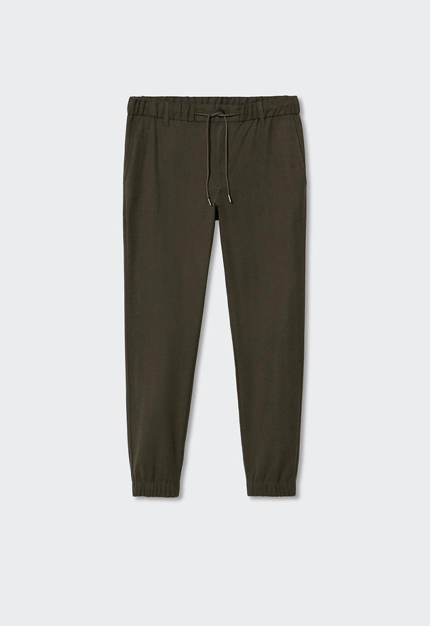 MANGO - Trousers murlo - khaki