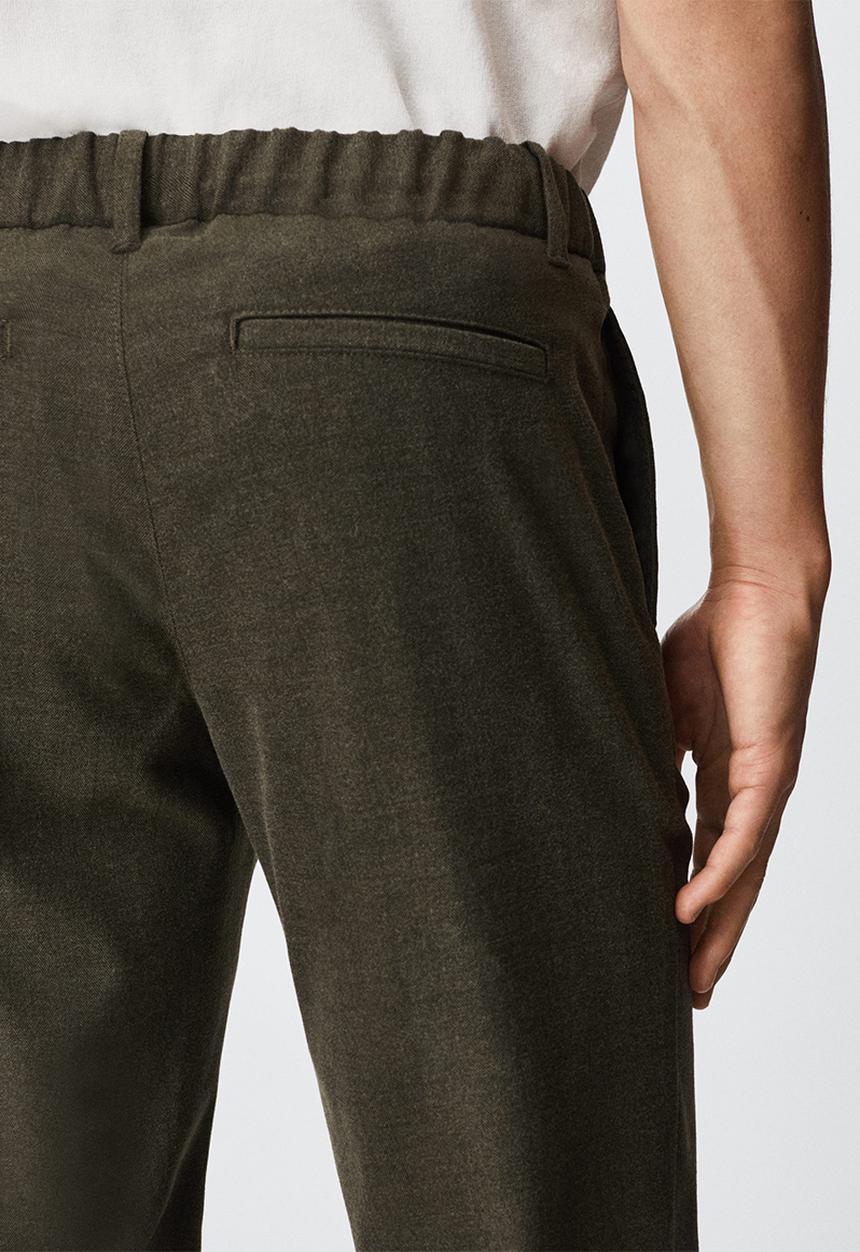 MANGO - Trousers murlo - khaki