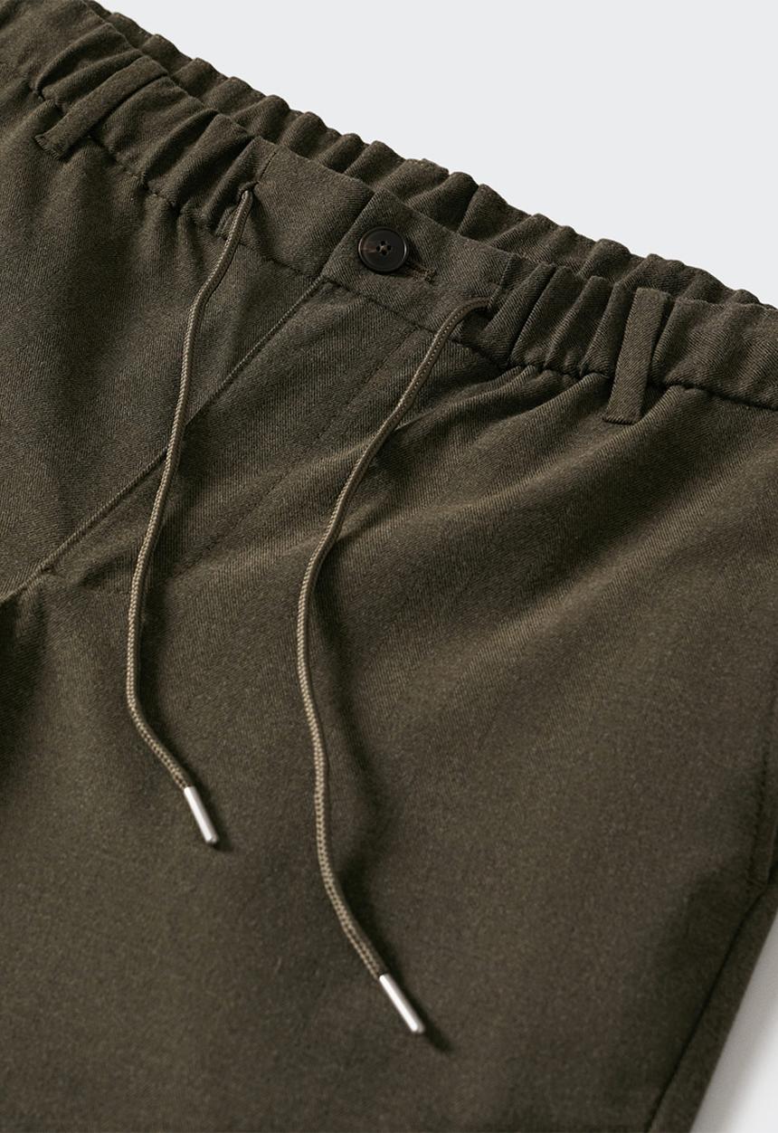 MANGO - Trousers murlo - khaki