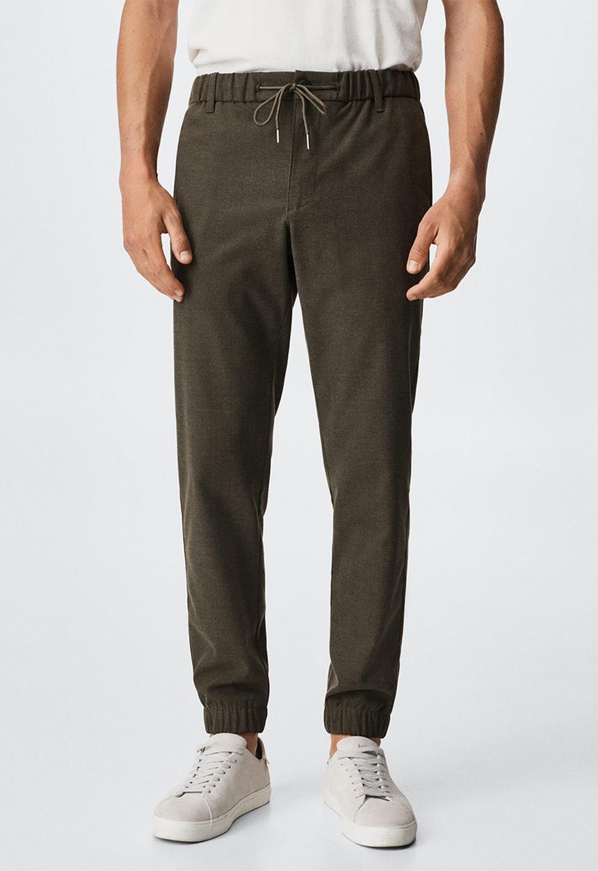 MANGO - Trousers murlo - khaki