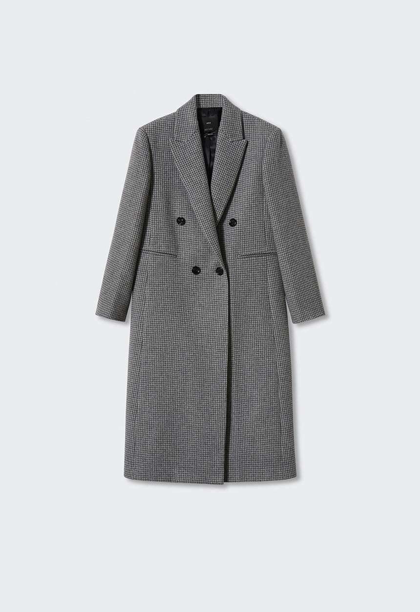 MANGO - Coat sapiens - light pastel grey