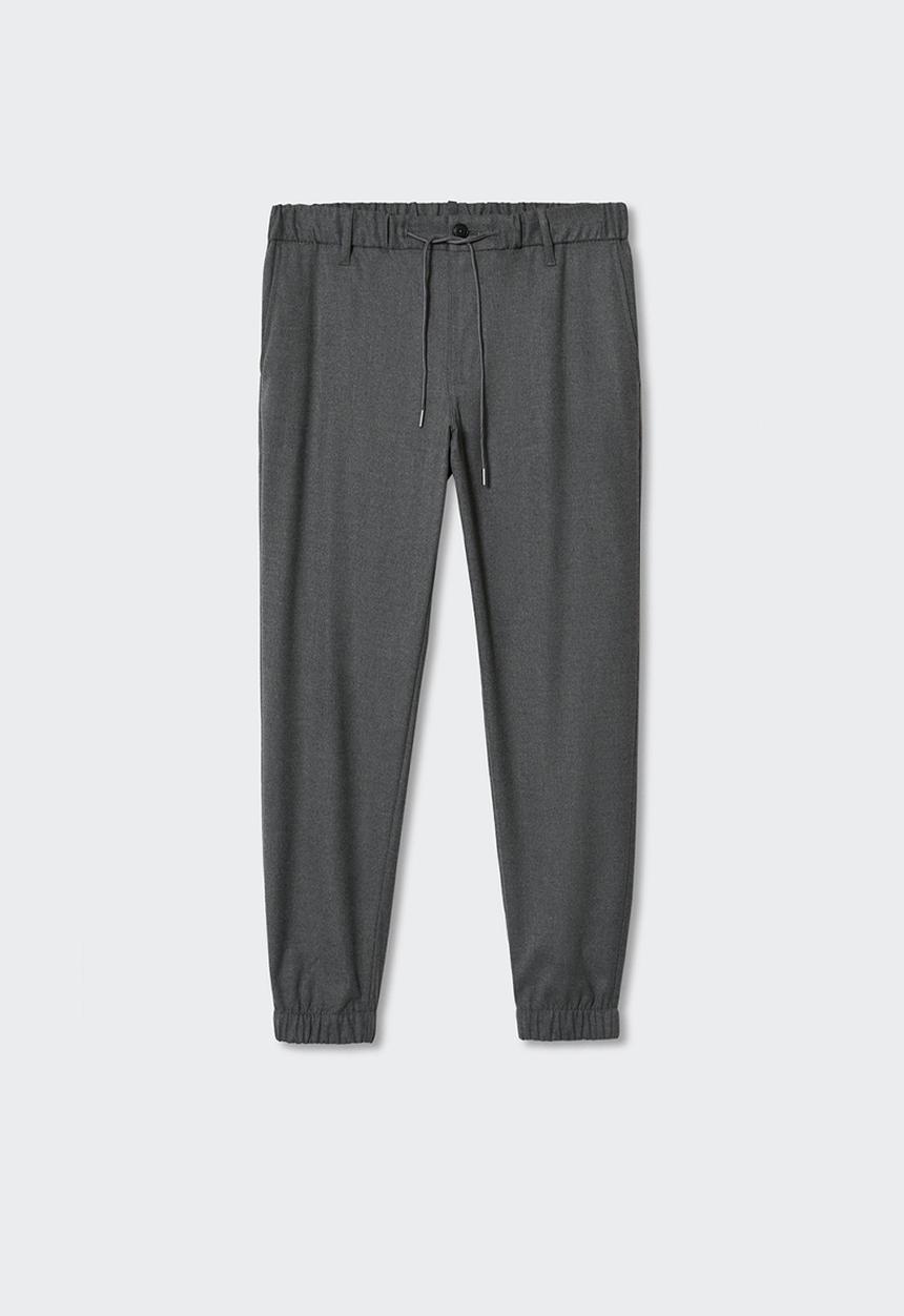 MANGO - Trousers murlo - grey