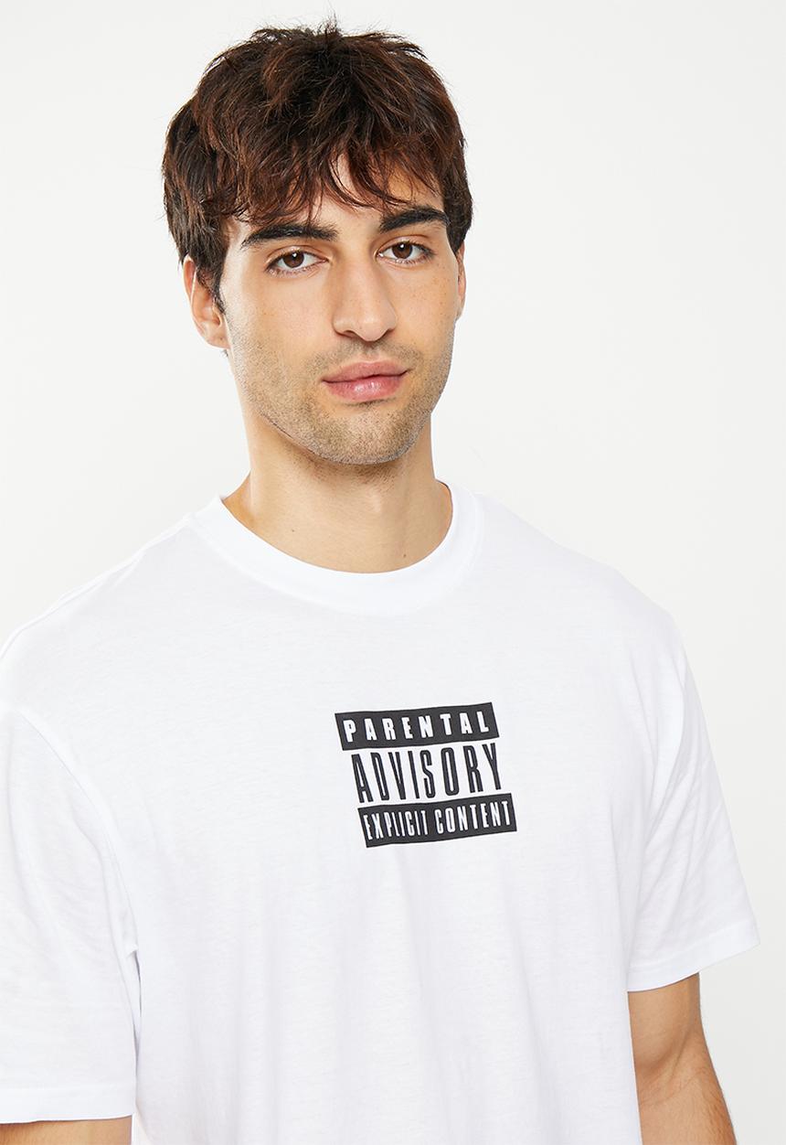 Only & Sons - Onsfred rlx parental advisor ss 3673 tee - white