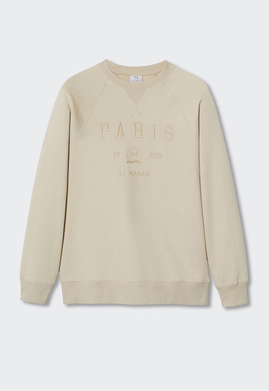 MANGO - Sweatshirt arletc - beige