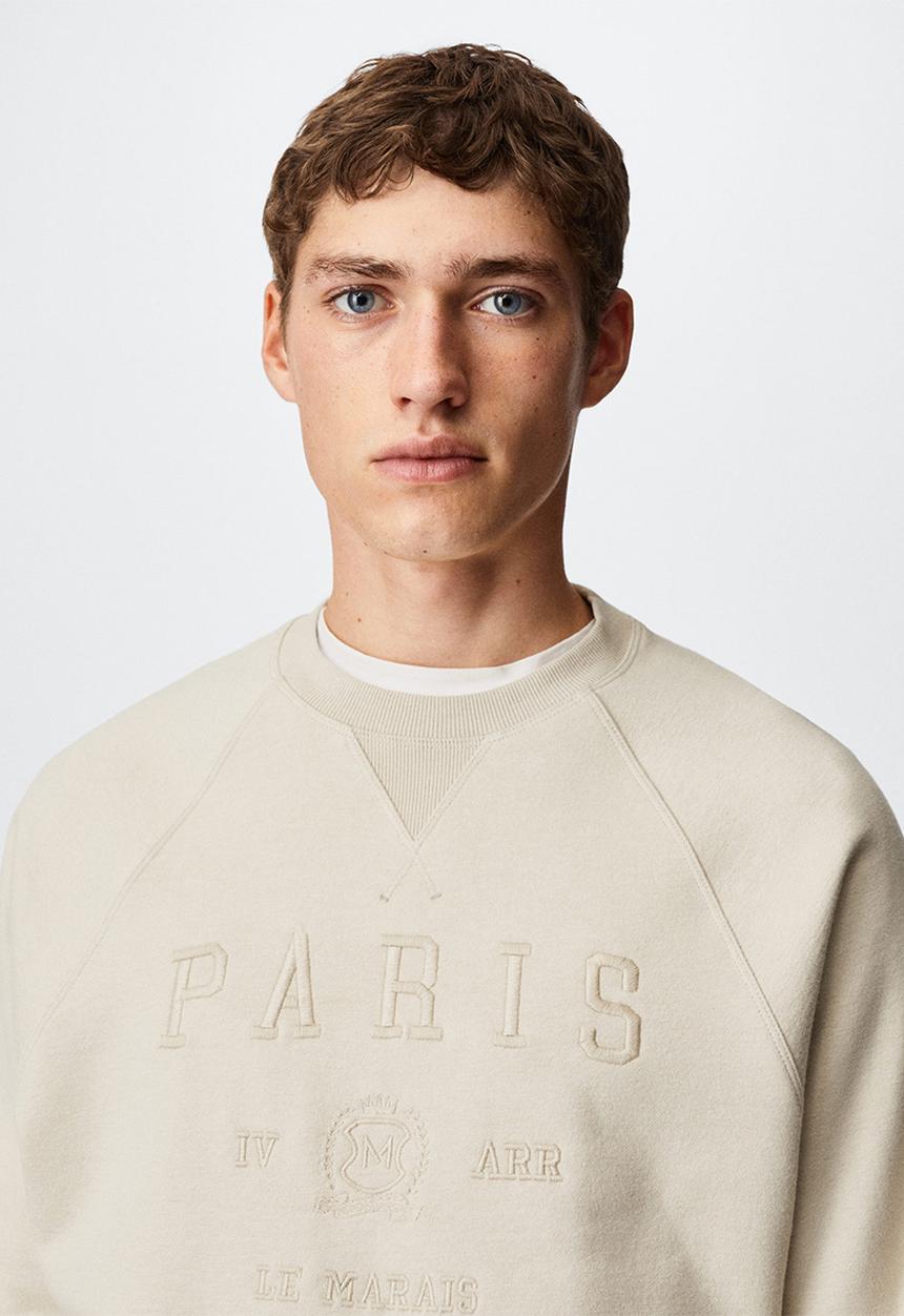 MANGO - Sweatshirt arletc - beige