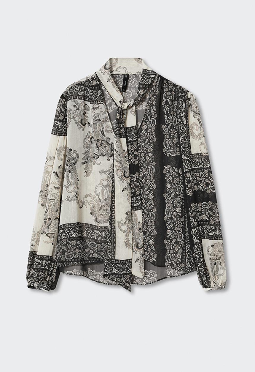 MANGO - Blouse blondie - black