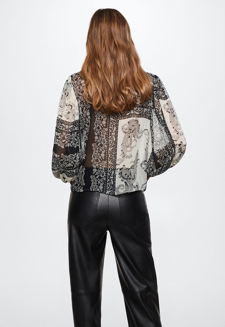 MANGO - Blouse blondie - black