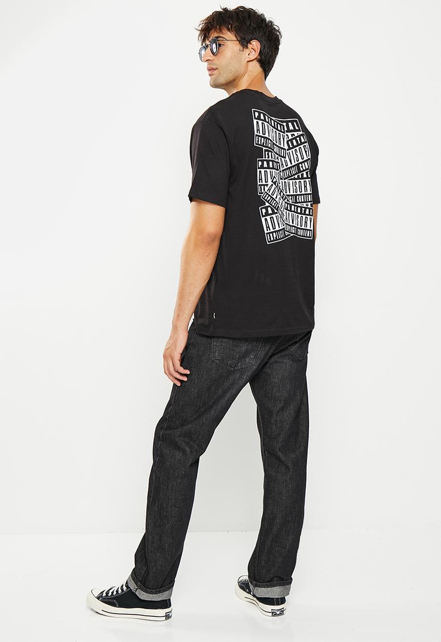 Only & Sons - Onsfred rlx parental advisor ss 3673 tee - black