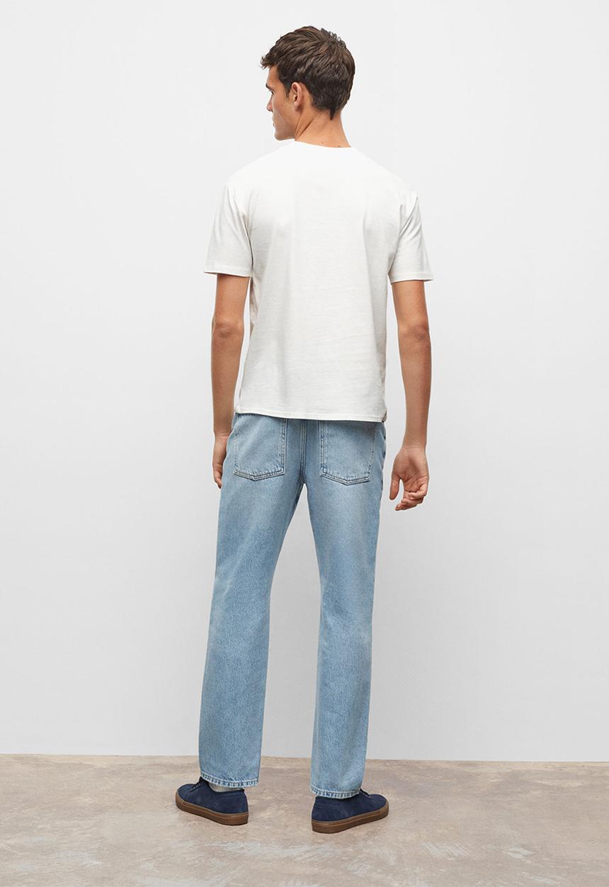 MANGO - T-shirt memphis - natural