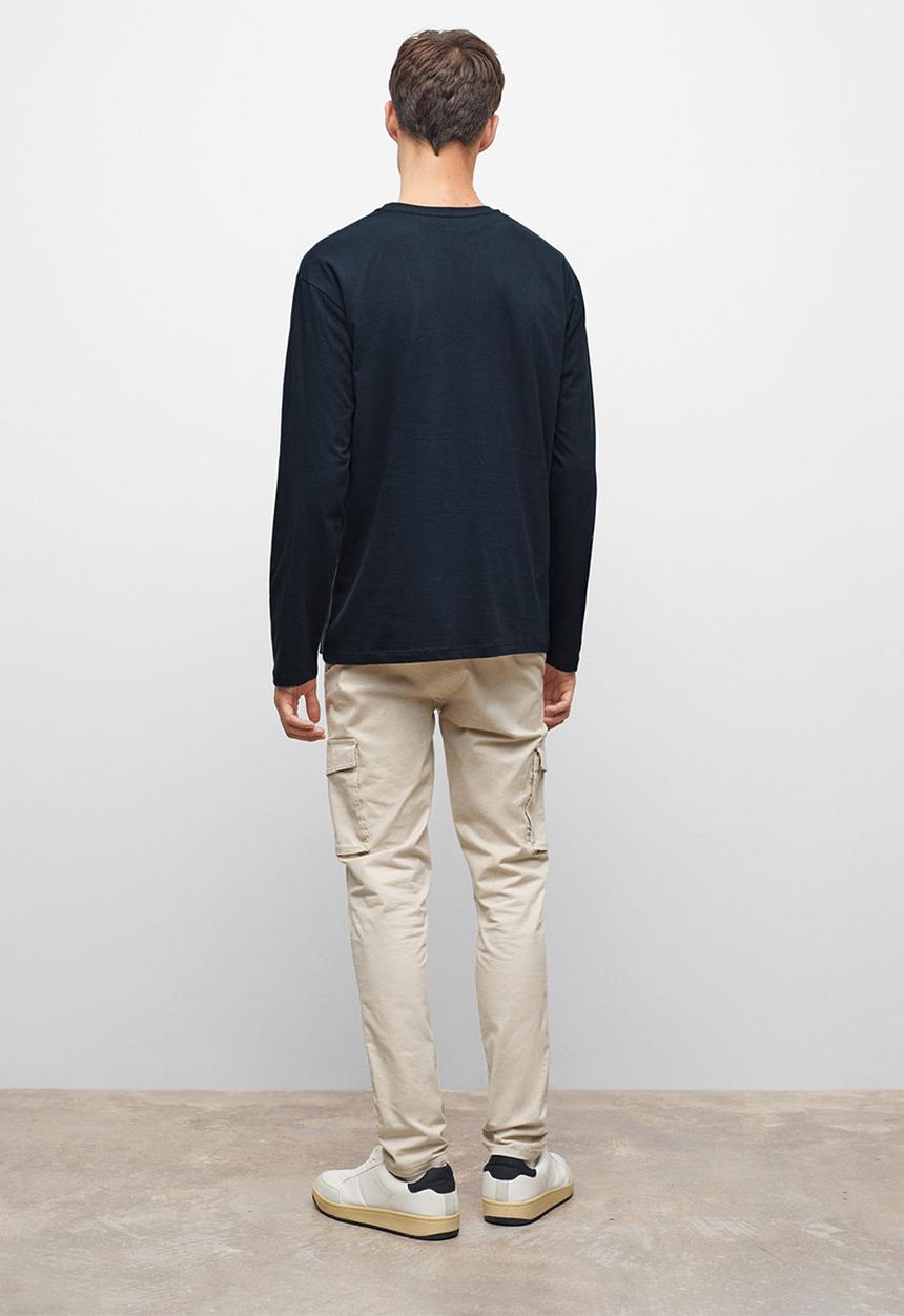 MANGO - T-shirt wiscon - navy