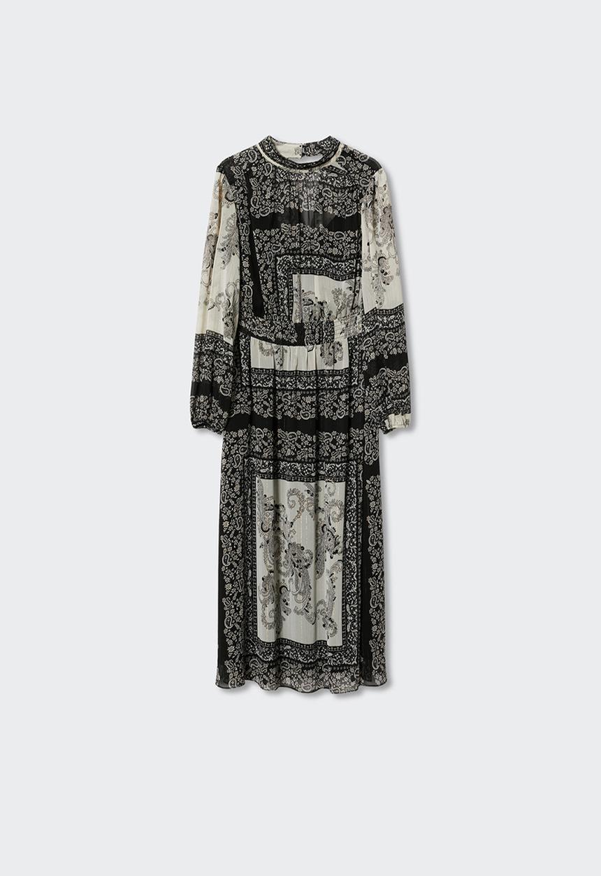 MANGO - Dress blondie - black