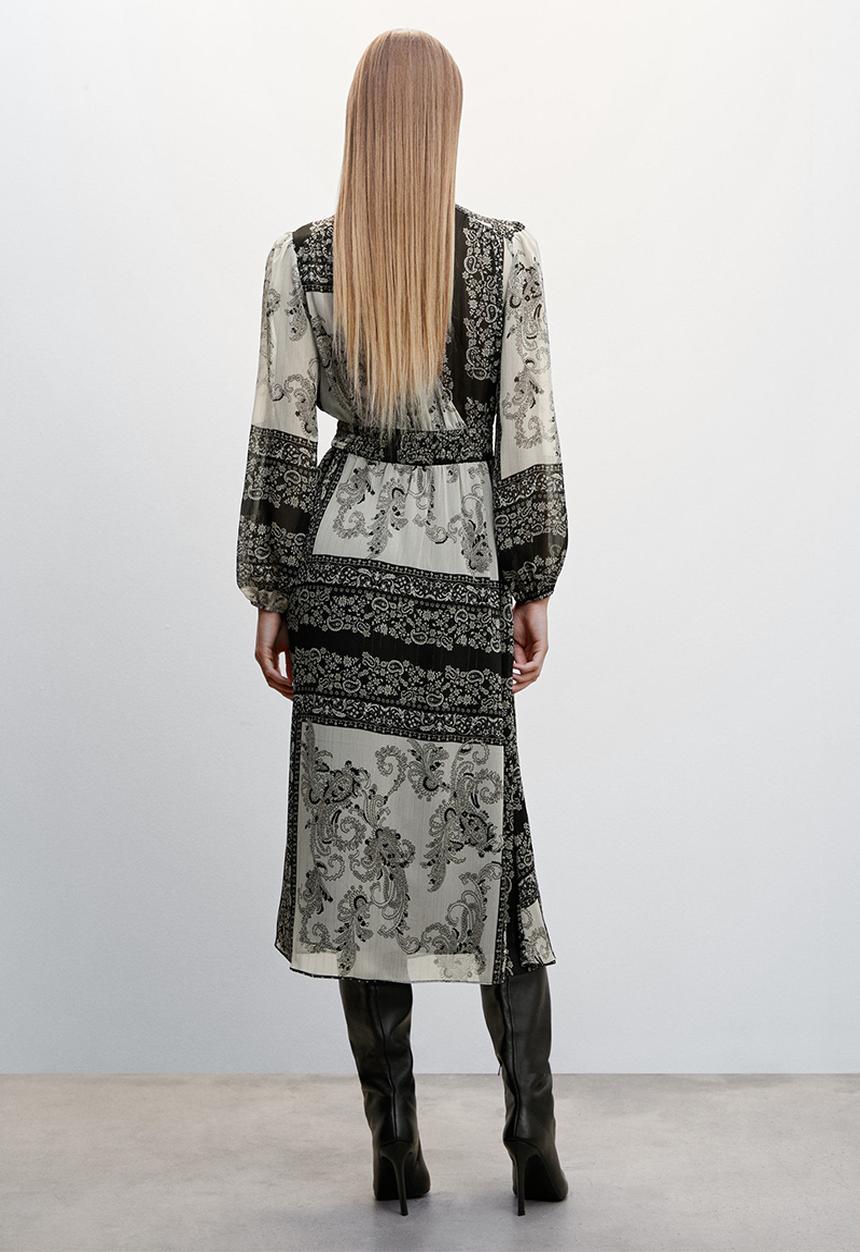 MANGO - Dress blondie - black