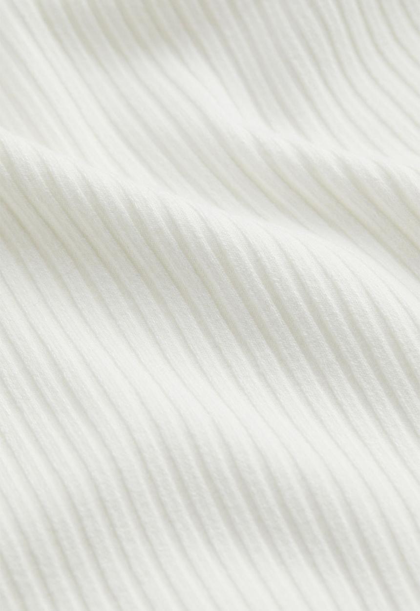 H&M - One-shoulder cut-out dress - cream