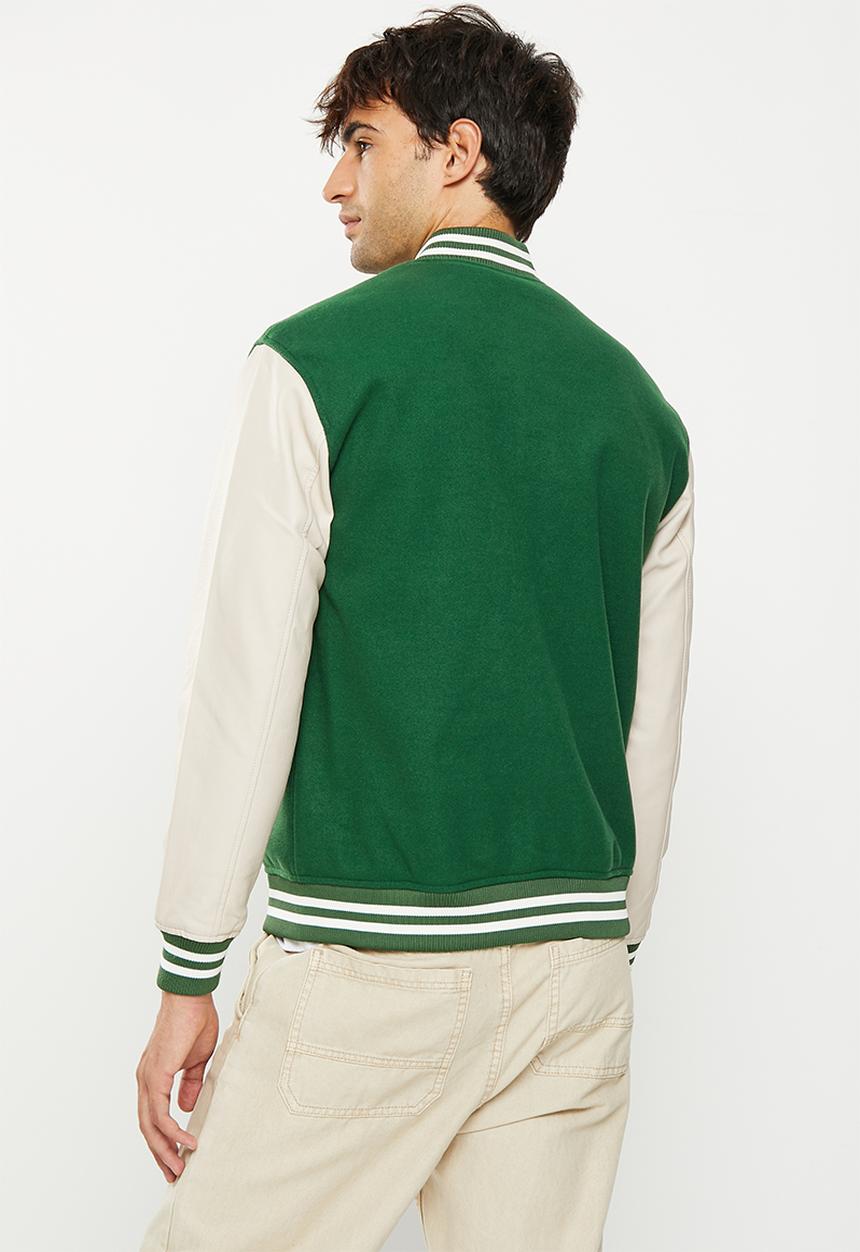 Only & Sons - Onsjay varsity jacket otw - emerald