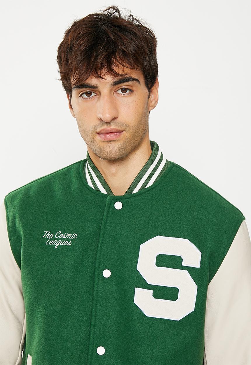 Only & Sons - Onsjay varsity jacket otw - emerald
