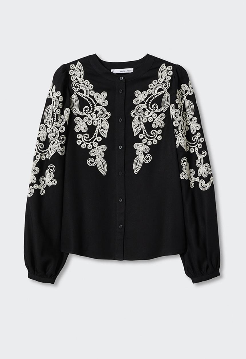 MANGO - Blouse november - black