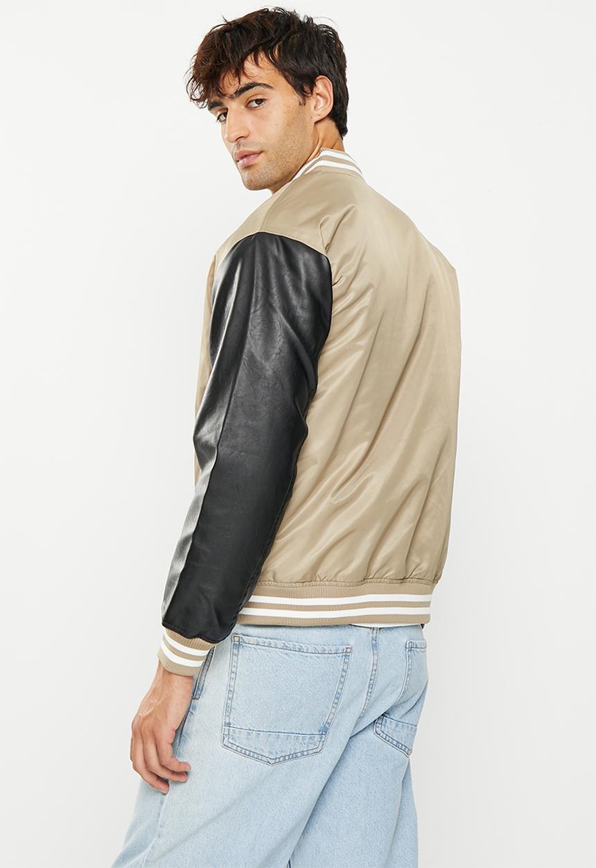 Only & Sons - Onschris varsity jacket cs otw - khaki