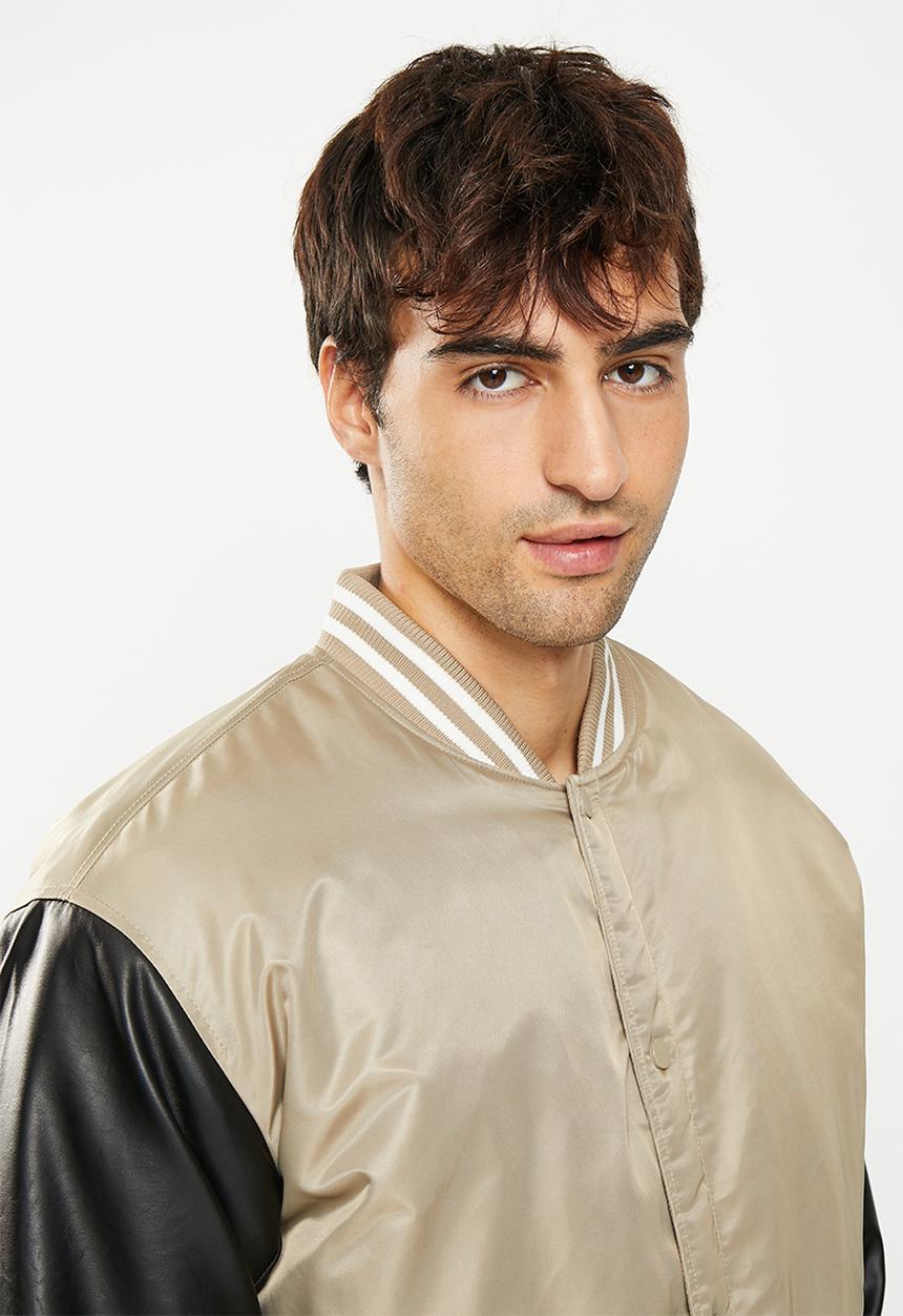 Only & Sons - Onschris varsity jacket cs otw - khaki