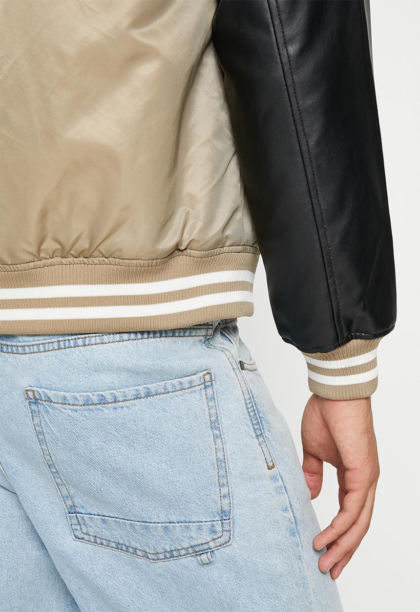 Only & Sons - Onschris varsity jacket cs otw - khaki