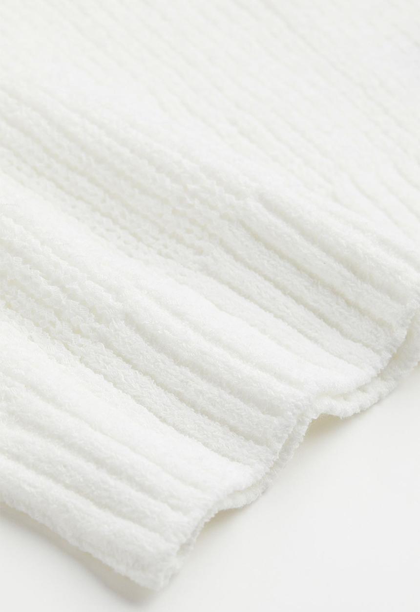 H&M - Knitted sleeveless top - white