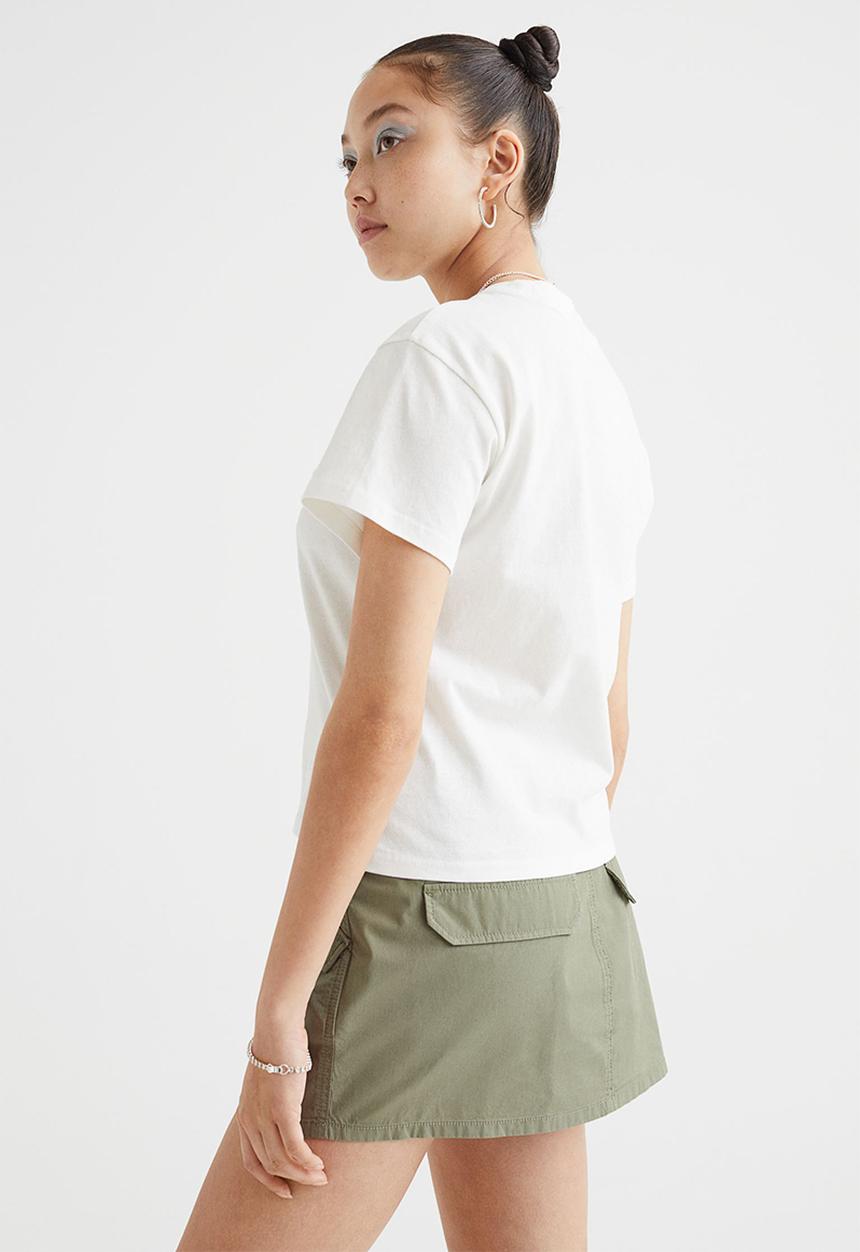 H&M - Printed T-shirt - white/cowboys
