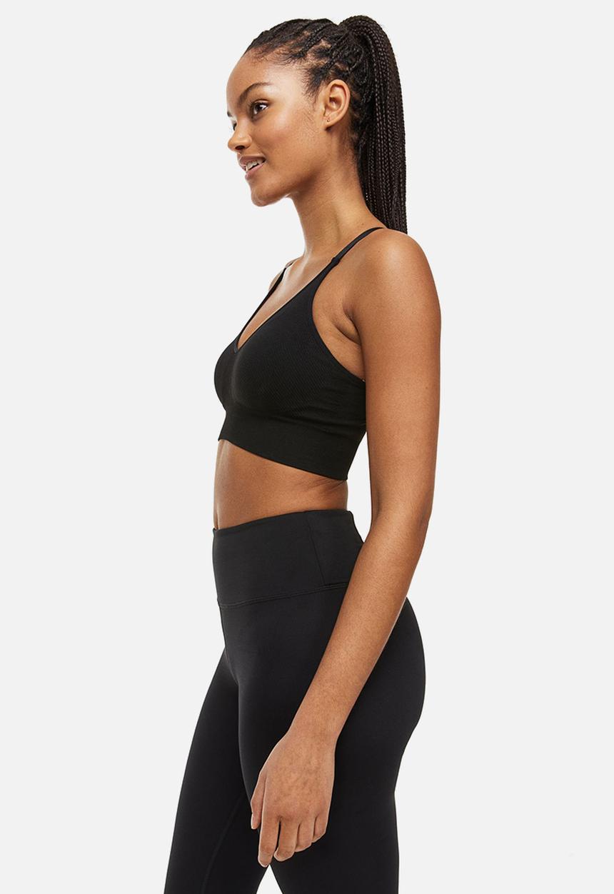 H&M - Medium support sports bra in drymove™ - black