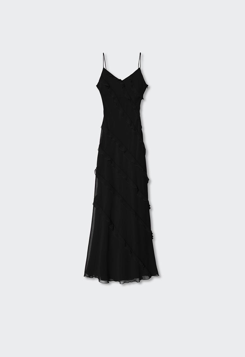 MANGO - Dress sur - black