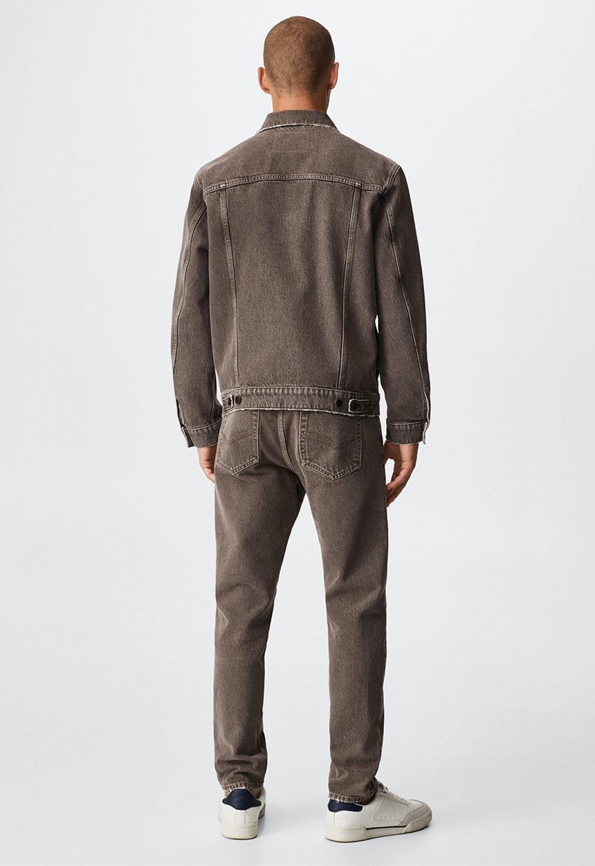 MANGO - Jean jacket - brown