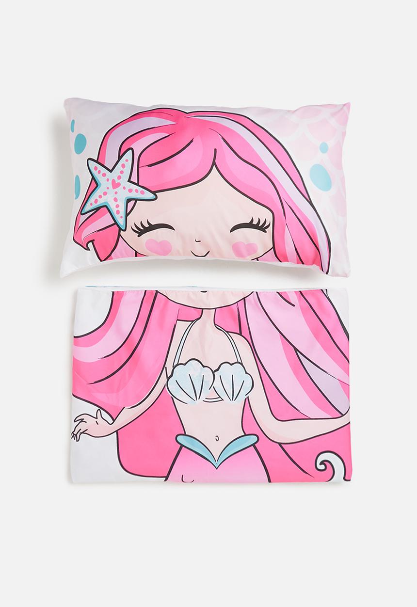 Character Group - Interactive mermaid duvet cover set - pink